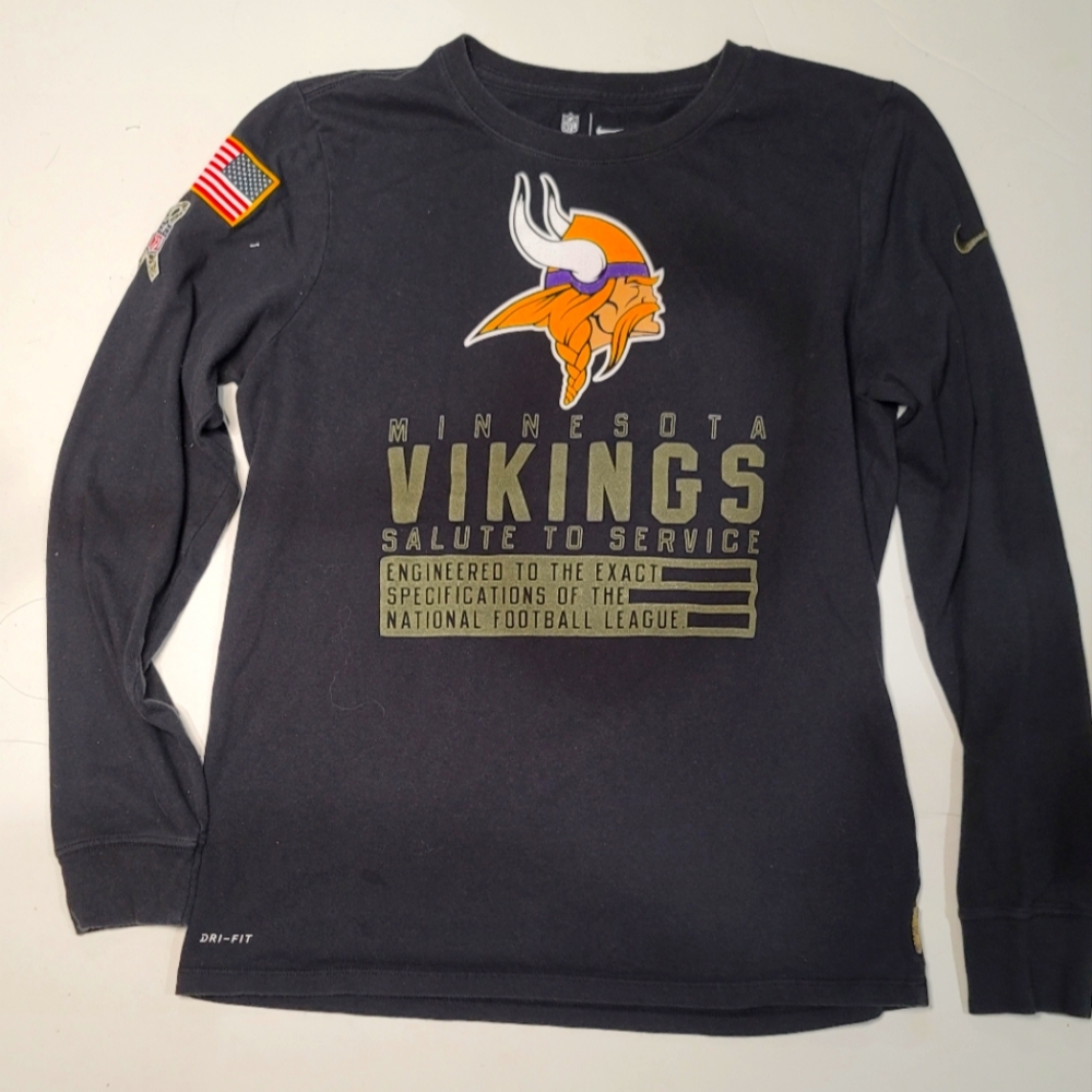 Minnesota Vikings Long Sleeve T-Shirt xl youth